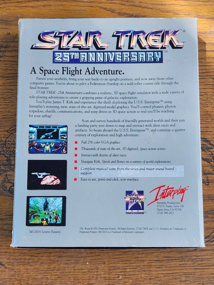 Star Trek 25th Anniversary on Floppy Disk - photo 2