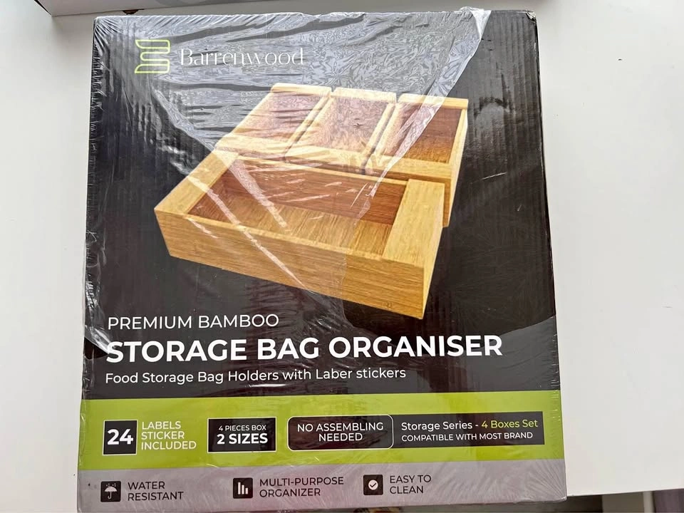 ziplock bag storage organizer
