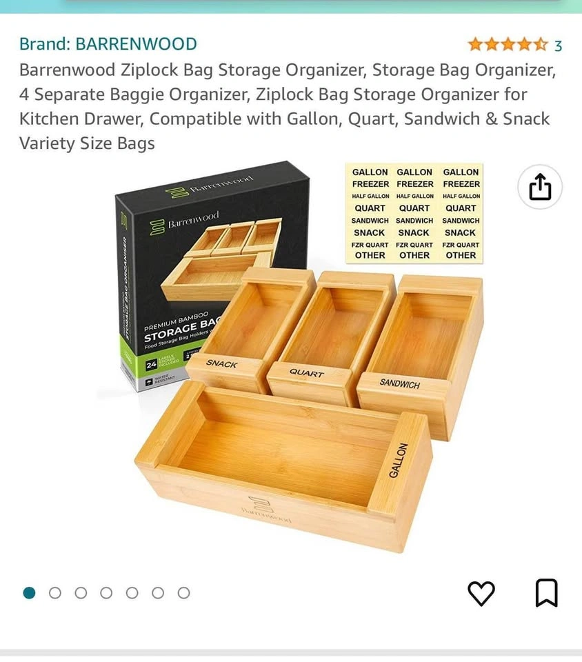 ziplock bag storage organizer - photo 4