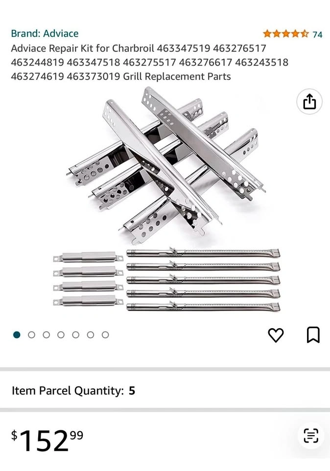 Adviace Grill Repair Kit for Char-Broil