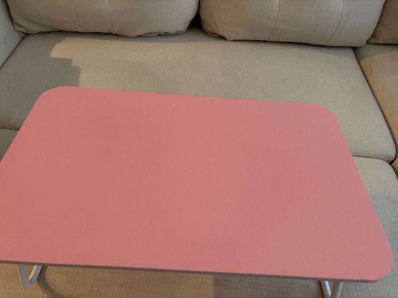 Pink Folding Lap Desk Bed Tray Table - photo 2