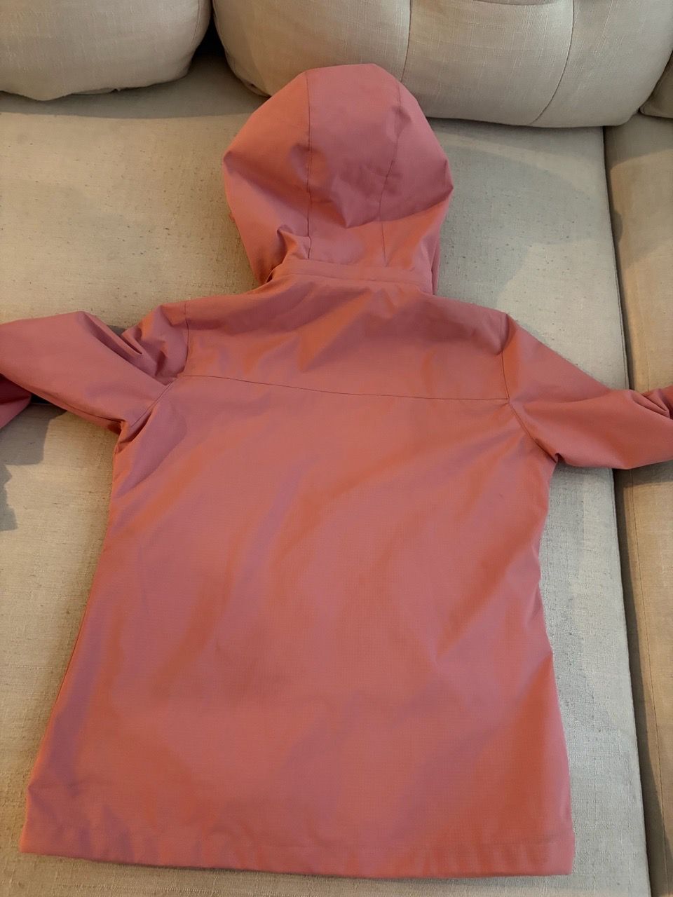 Pink Hooded Outdoor Rain Jacket - photo 3