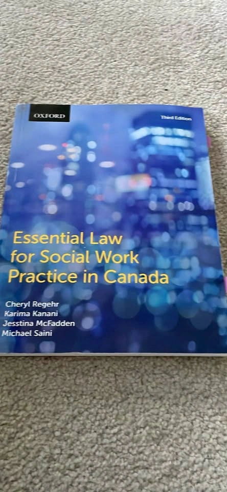 Essential Law for Social Work Practice in Canada, 3rd Ed