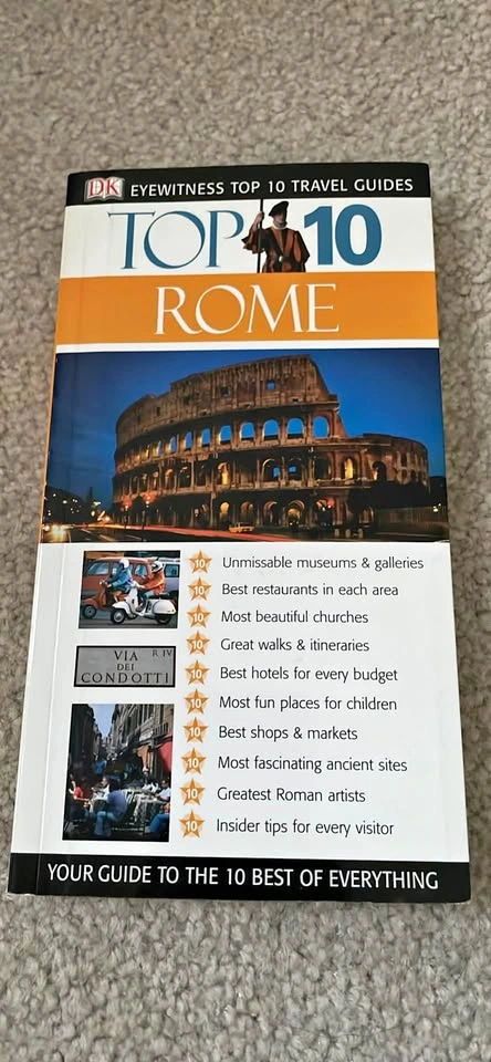 DK Eyewitness Top 10 Rome Travel Guide