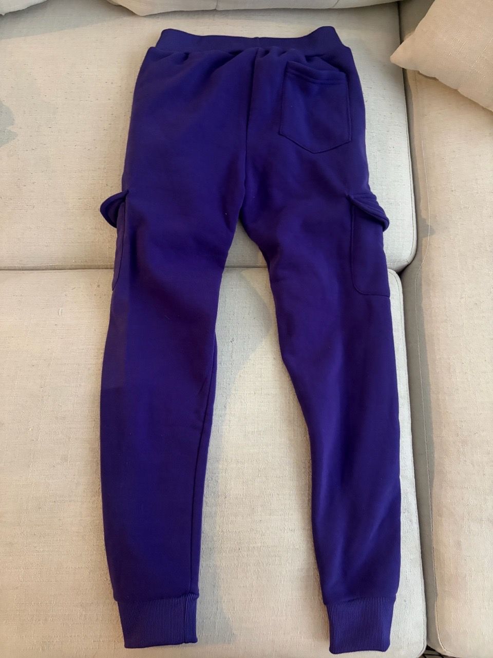 Purple Tracksuit Set Hoodie and Cargo Joggers - photo 4
