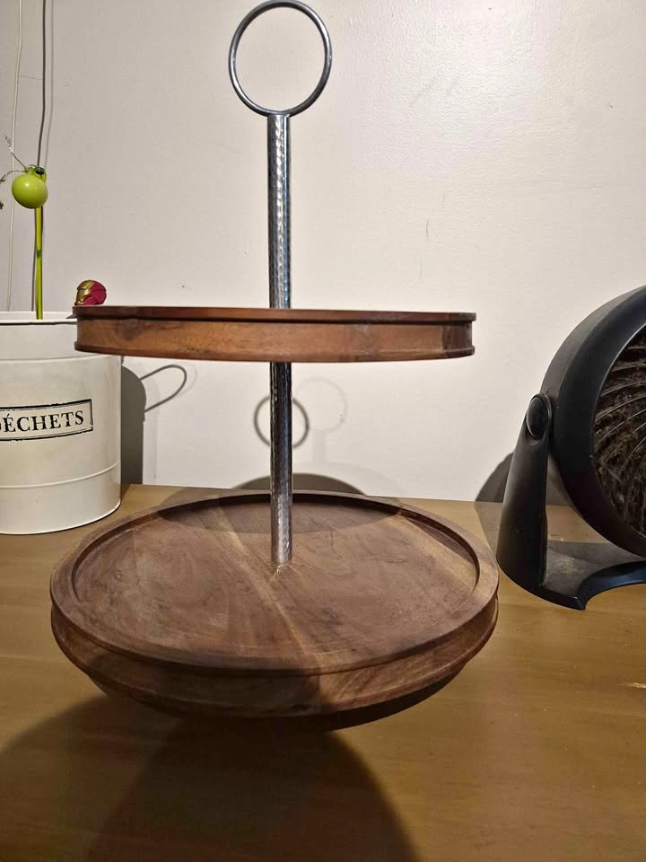 Antique Tiered Tray