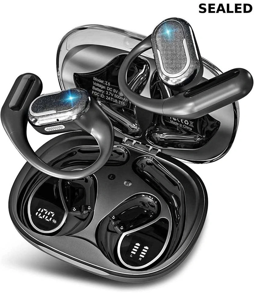 Wireless Bluetooth Earbuds with LED Charging Case - Brand New!