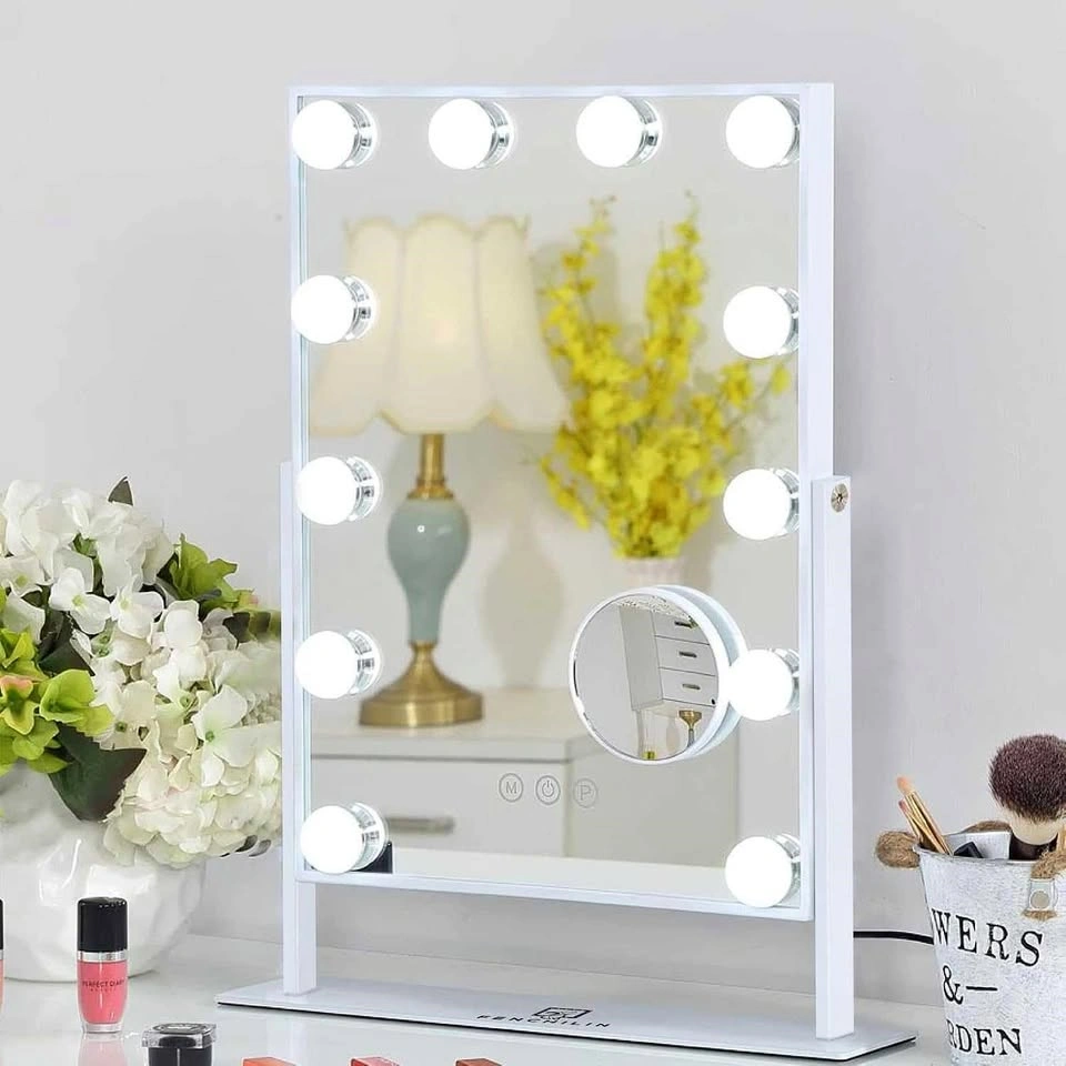 Makeup Mirror Smart Touch Control 3Colors Dimmable Light