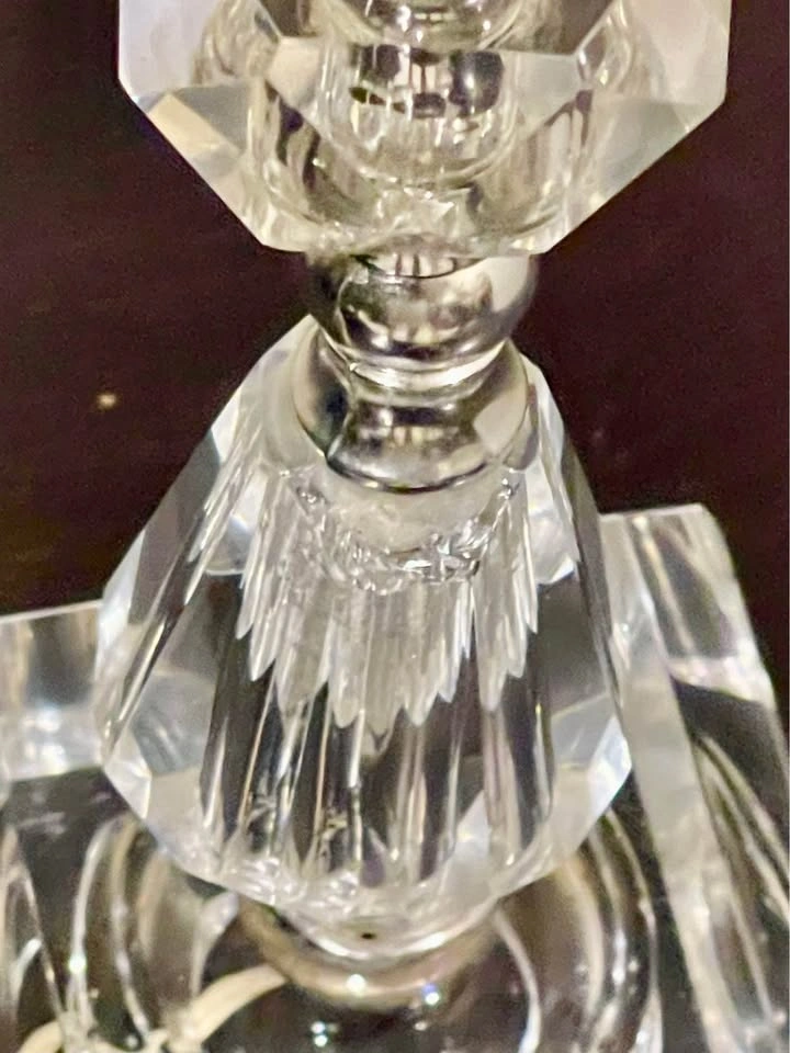 Crystal Table Lamp with Drum Shade - photo 4