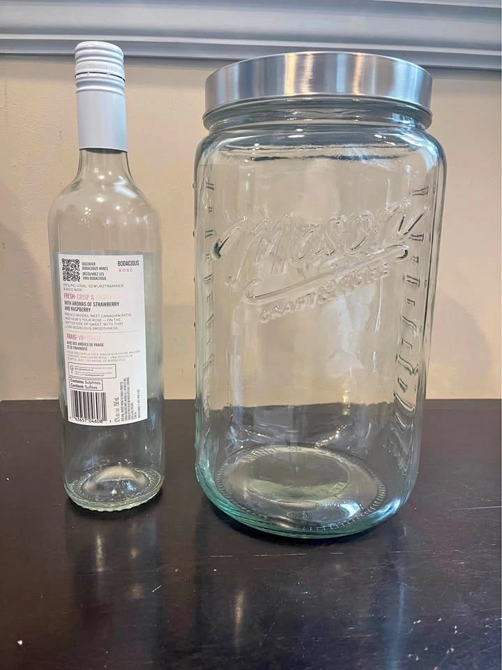 Mason Craft & More Large Glass Jar
