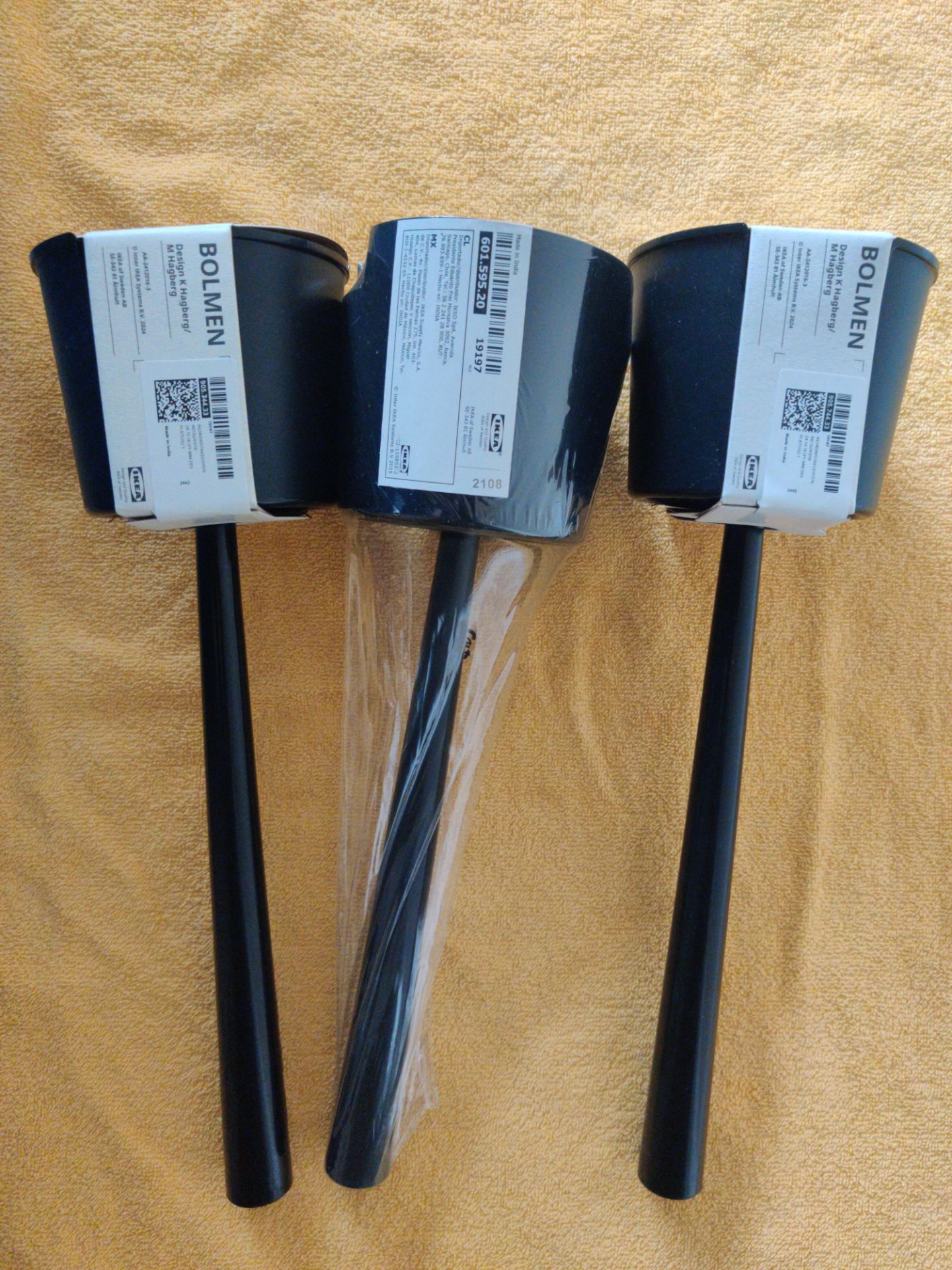 NEW IKEA BOLMEN Toilet Plunger – Set of 3