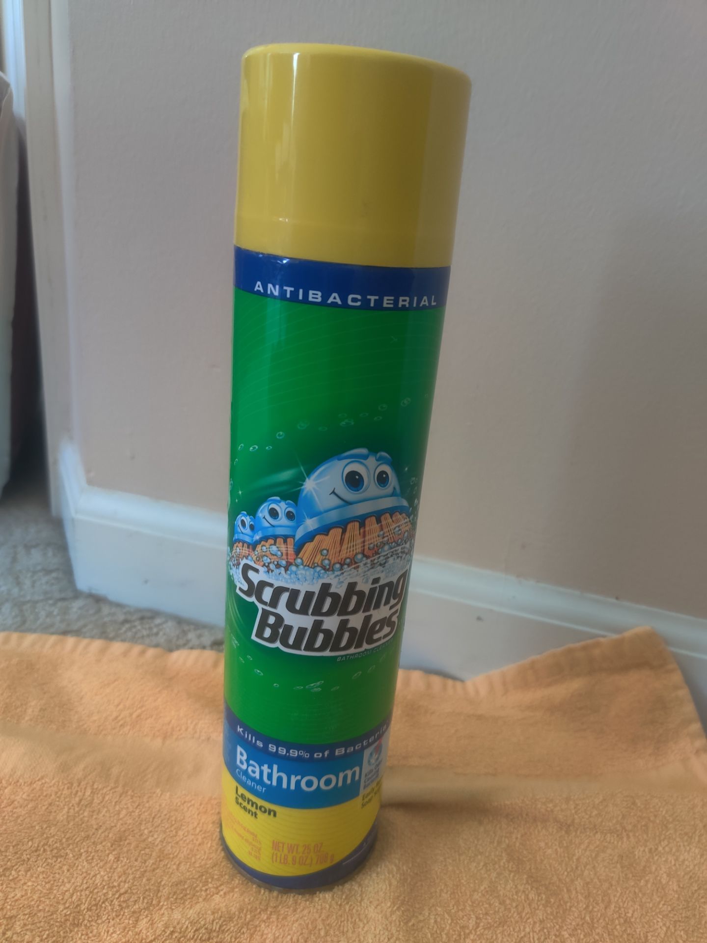 NEW-Scrubbing Bubbles Antibacterial Bathroom Cleaner Lemon Scent