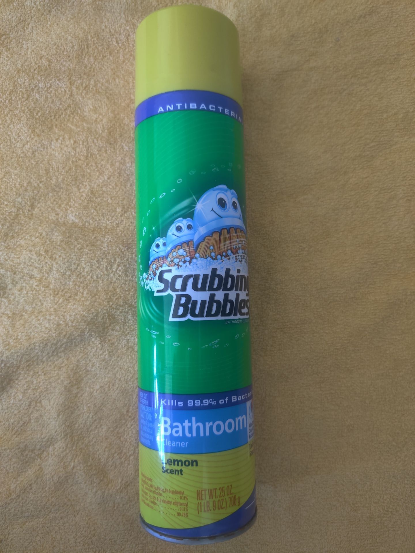 NEW-Scrubbing Bubbles Antibacterial Bathroom Cleaner Lemon Scent - photo 3