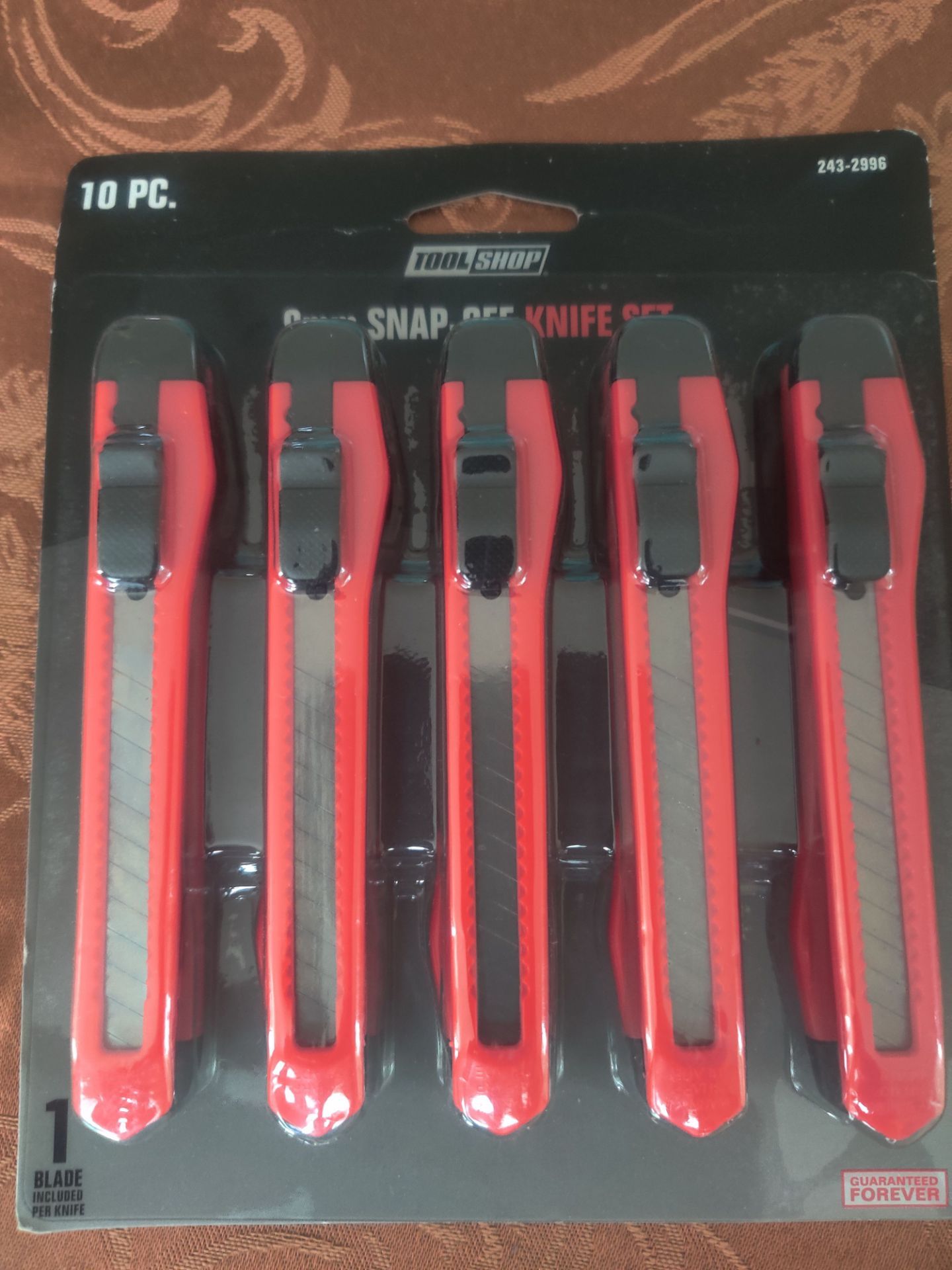 Tool Shop 10-Piece Snap-Off Knife Set