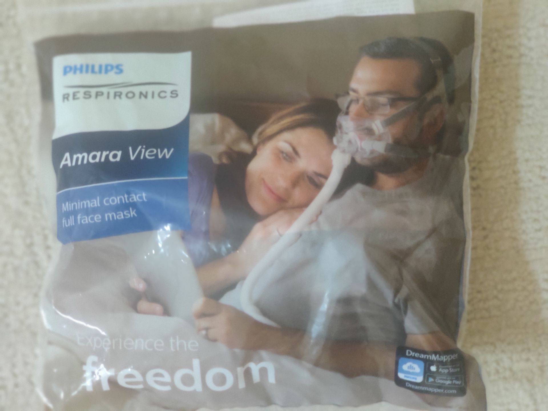 Philips Respironics Amara View Full Face CPAP Mask