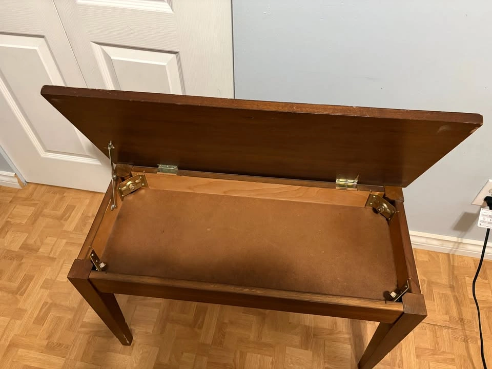 Brown Storage Bench - photo 2