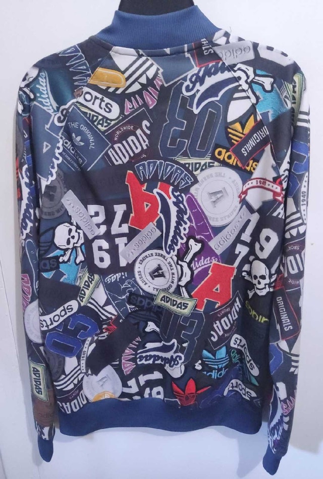 Adidas AOP Firebird Logo Track Top Size M Menswear - photo 2