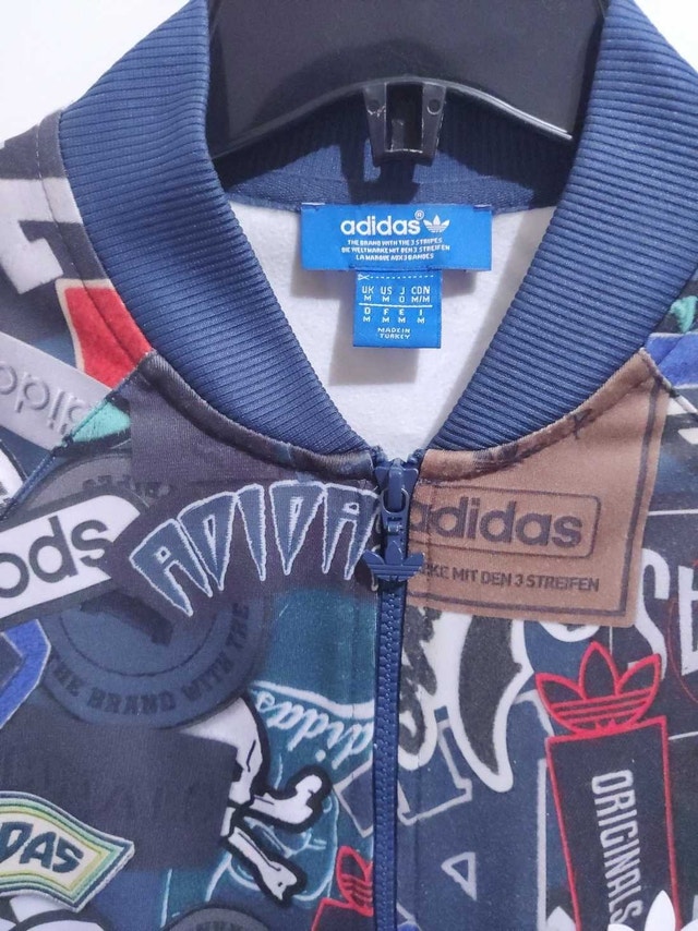 Adidas AOP Firebird Logo Track Top Size M Menswear - photo 3