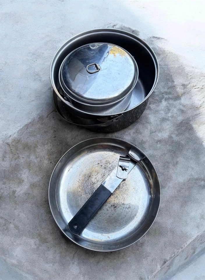 Stainless Steel Camping Cookware Set - photo 2
