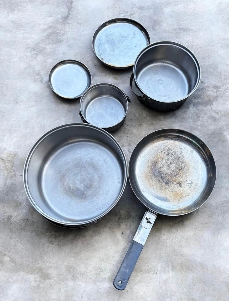 Stainless Steel Camping Cookware Set - photo 3