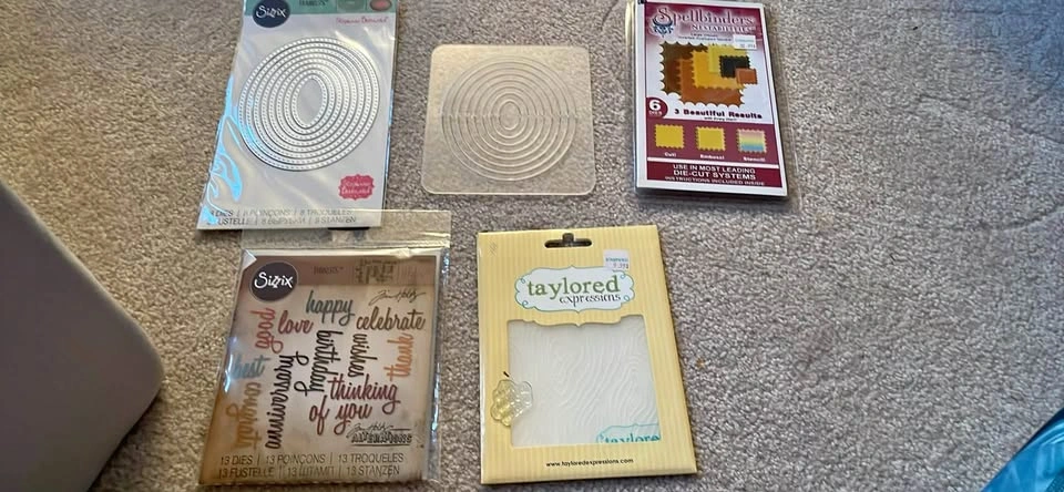 Sizzix, Spellbinders, and Taylored Expressions Die Cut Set
