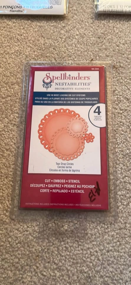 Spellbinders, Cricut Cuttlebug, and Sizzix Die and Embossing Fol - photo 4