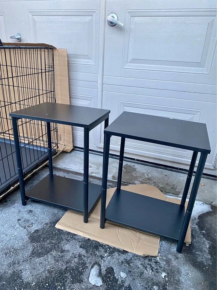 Set of 2 Side Tables | End Tables *UNASSEMBLED*