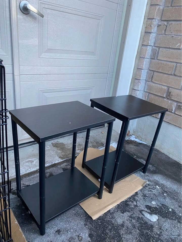 Set of 2 Side Tables | End Tables *UNASSEMBLED* - photo 2