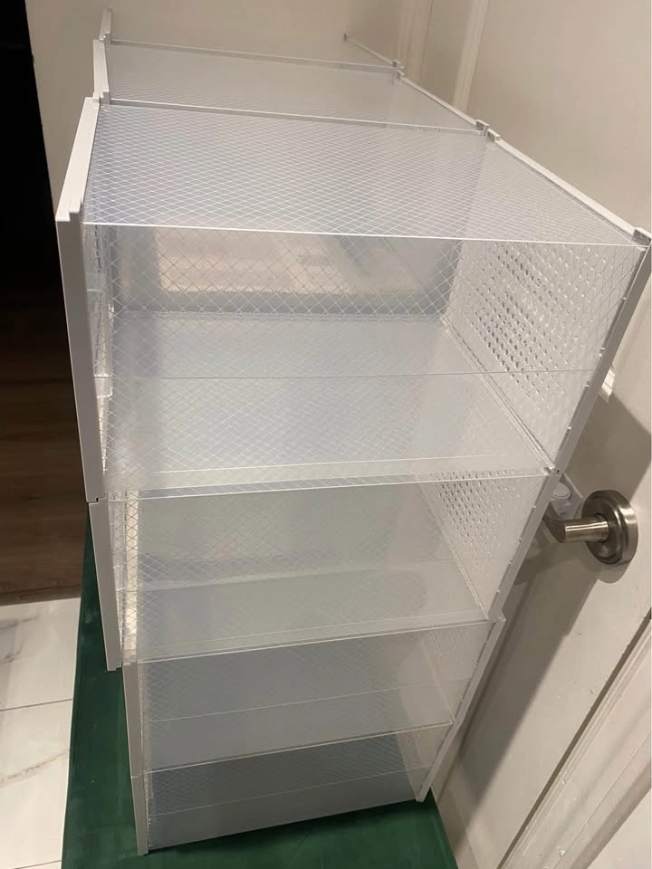 Clear Plastic Shoe Storage Box | Set of 12 XXL Stackable - photo 2