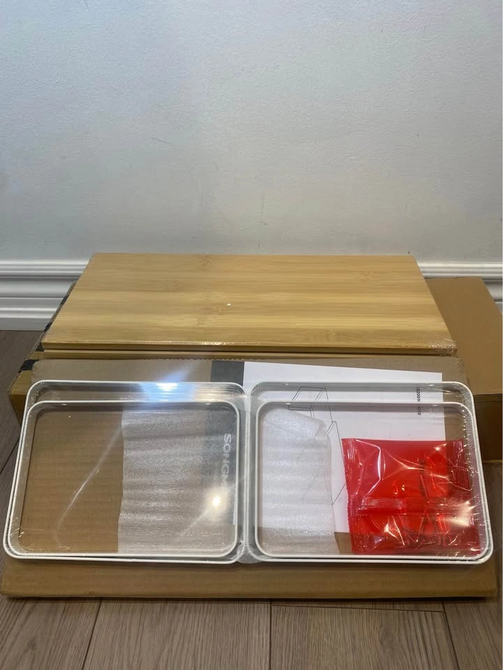Cabinet Organizer Shelves Set of 4 Stackable Expandable - photo 2
