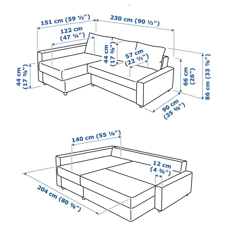 IKEA FRIHETEN Scratched up Couch - photo 4
