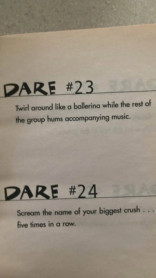 Scholastic Truth or Dare Book - photo 4