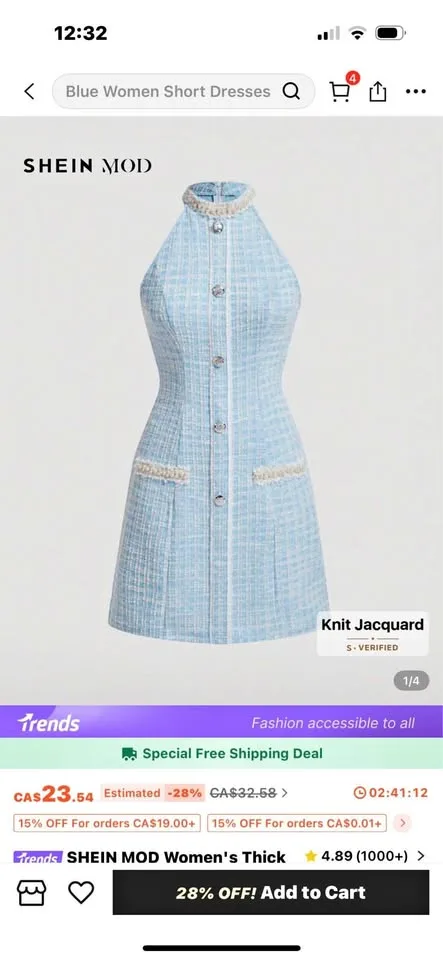 Elegant Shein MOD Dress thumbnail