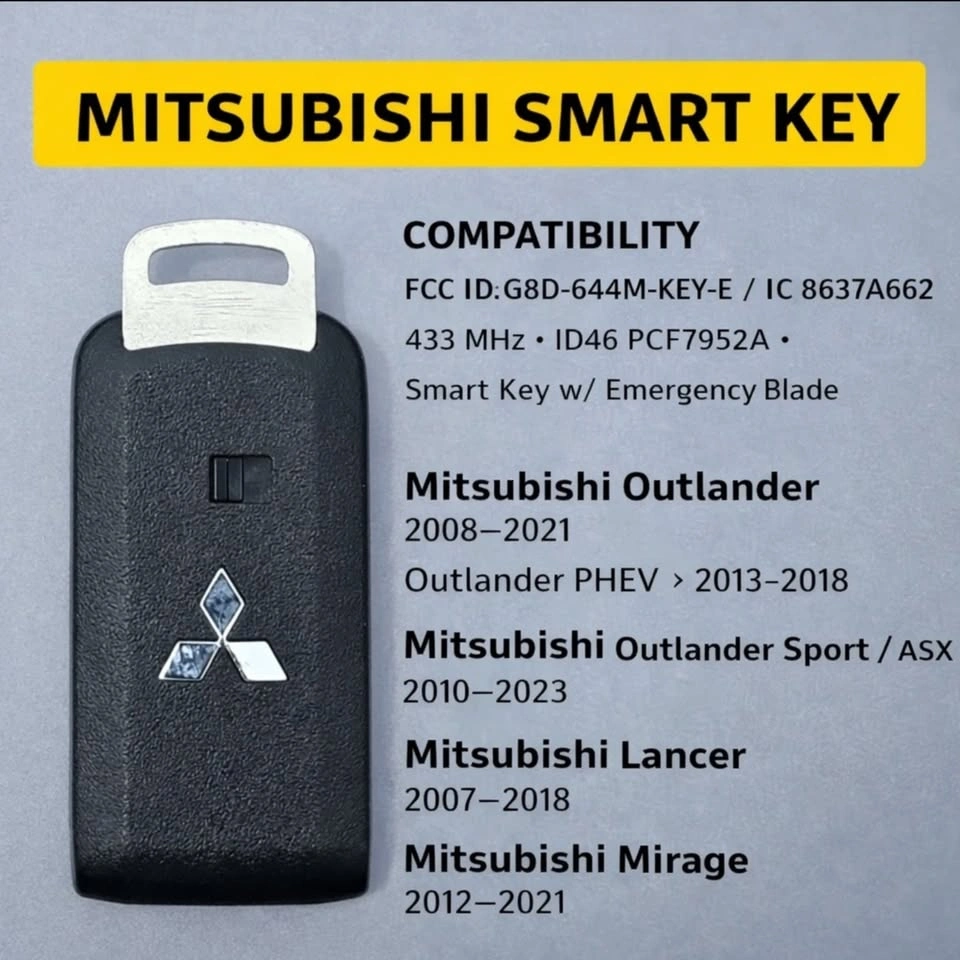 Mitsubishi Remote KEYS for push-start - photo 4