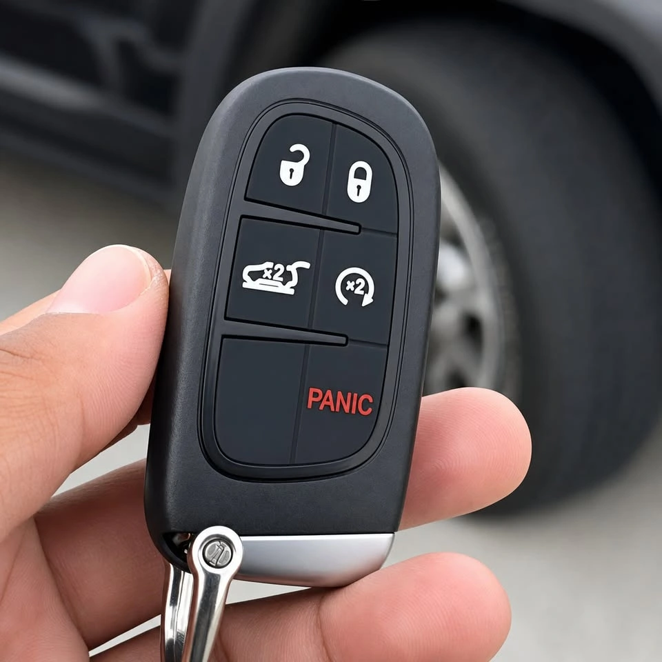 Jeep Cherokee 5-button smart key fob