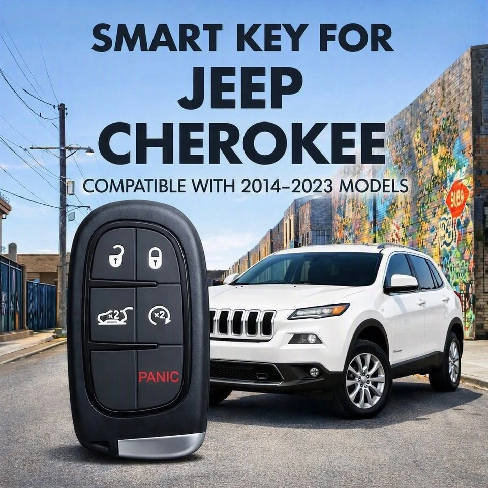 Jeep Cherokee 5-button smart key fob - photo 2
