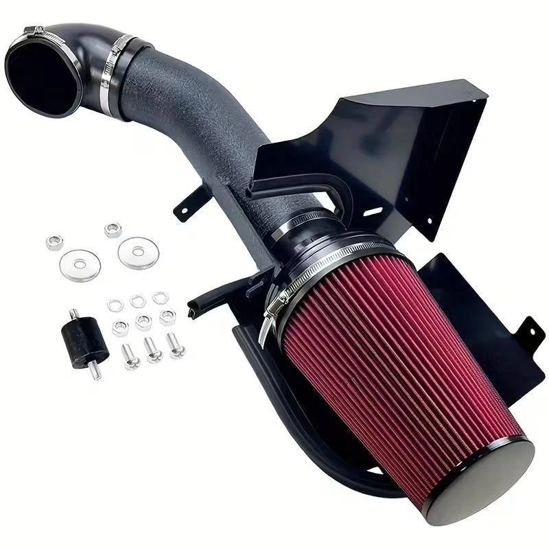 Cold Air Intake for GM Trucks (Black/Red) - photo 3