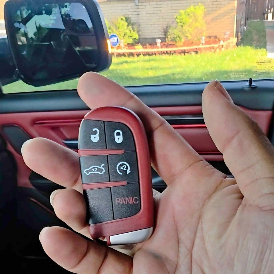 RED Prox Smart Fob Dodge Jeep