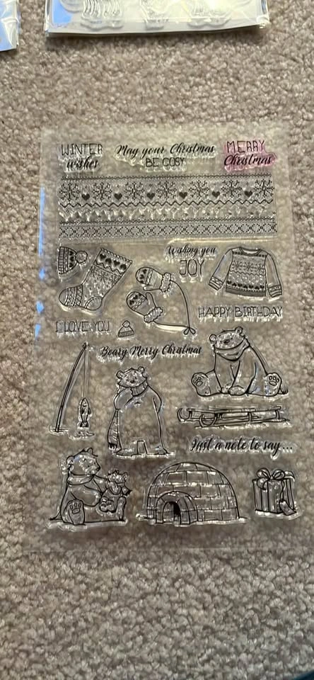 Kaisercraft and Recollections Clear Stamp Sets - 4 Packs - photo 2