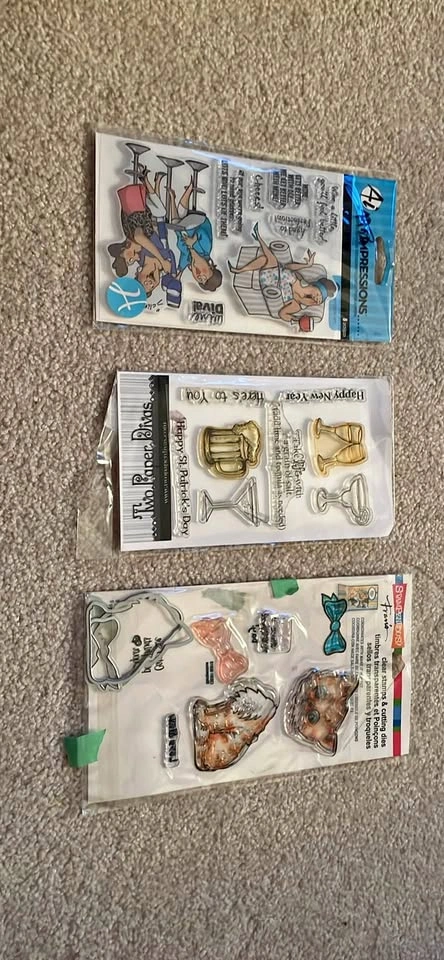 Art Impressions, Two Paper Divas, and Stampendous Stamp Bundle
