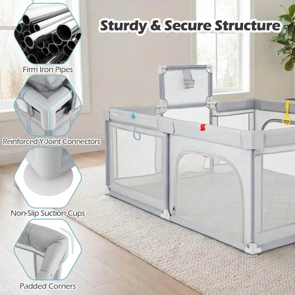 Large Baby Playpen with Sports Activity - photo 3