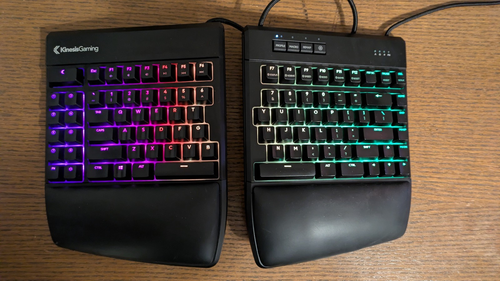 Kinesis Gaming Freestyle Edge RGB Split Mechanical Keyboard