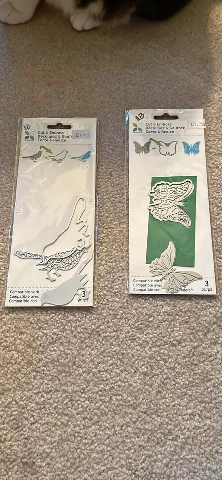 Momenta Cut & Emboss Dies - Bird and Butterfly