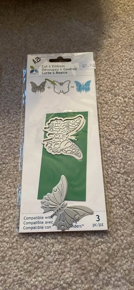 Momenta Cut & Emboss Dies - Bird and Butterfly - photo 2