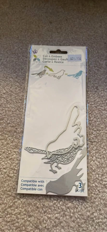 Momenta Cut & Emboss Dies - Bird and Butterfly - photo 3