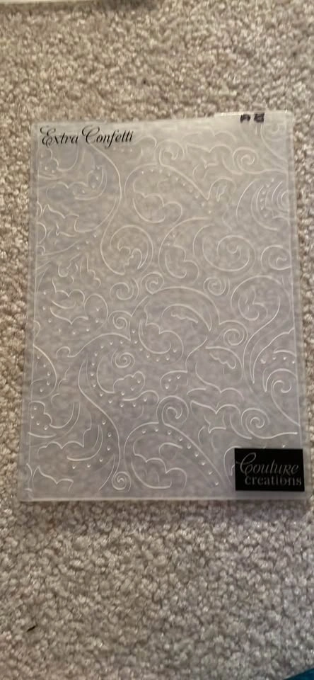 Couture Creations and Craft Concepts Embossing Folders - photo 3