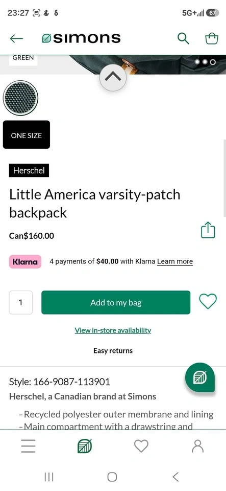 Herschel Backpack - photo 3