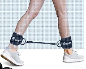 Ankle Resistance Bands with Cuffs & Booty Bands for Legs