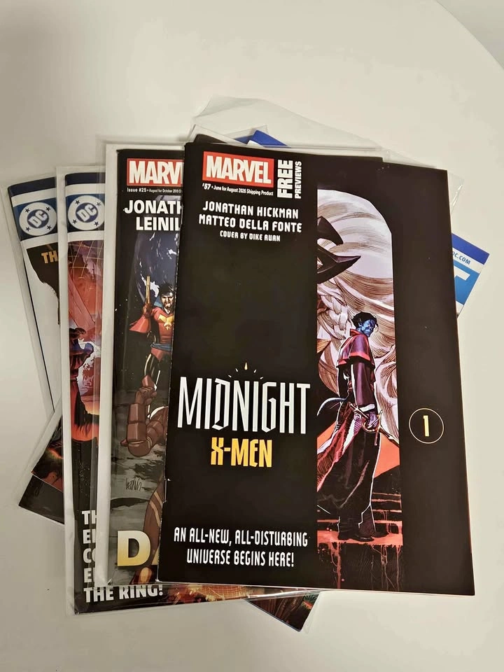 Marvel and DC Catalogues (MARVEL Previews & DC Connect)