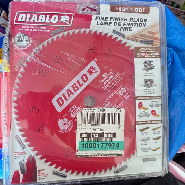 Diablo 12 inch 80 Tooth Fine Finish Blade